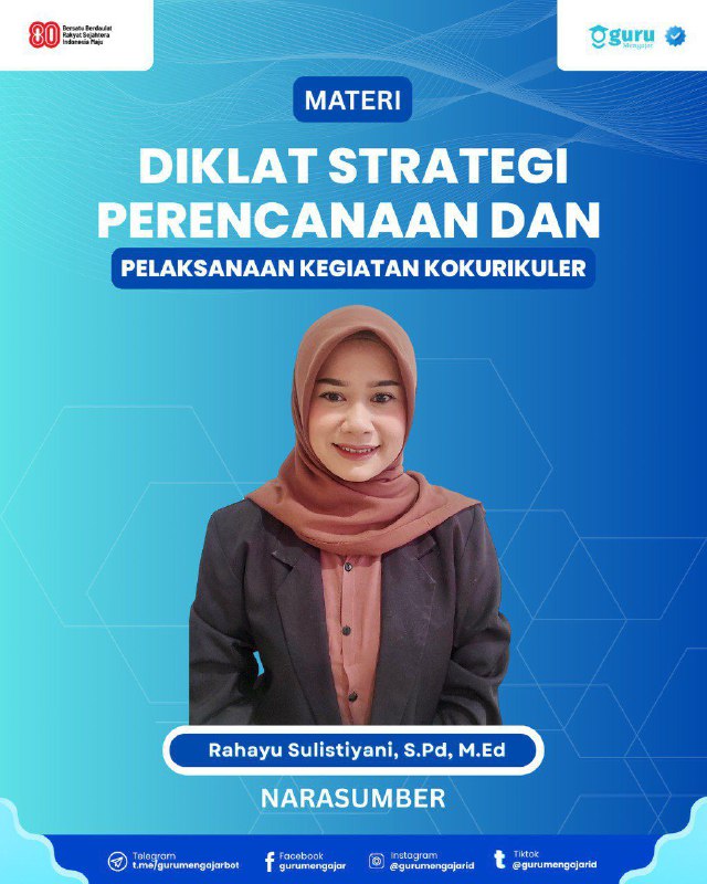 Materi Strategi Perencanaan dan Pelaksanaan Kegiatan Kokurikuler Seri 33 - 25