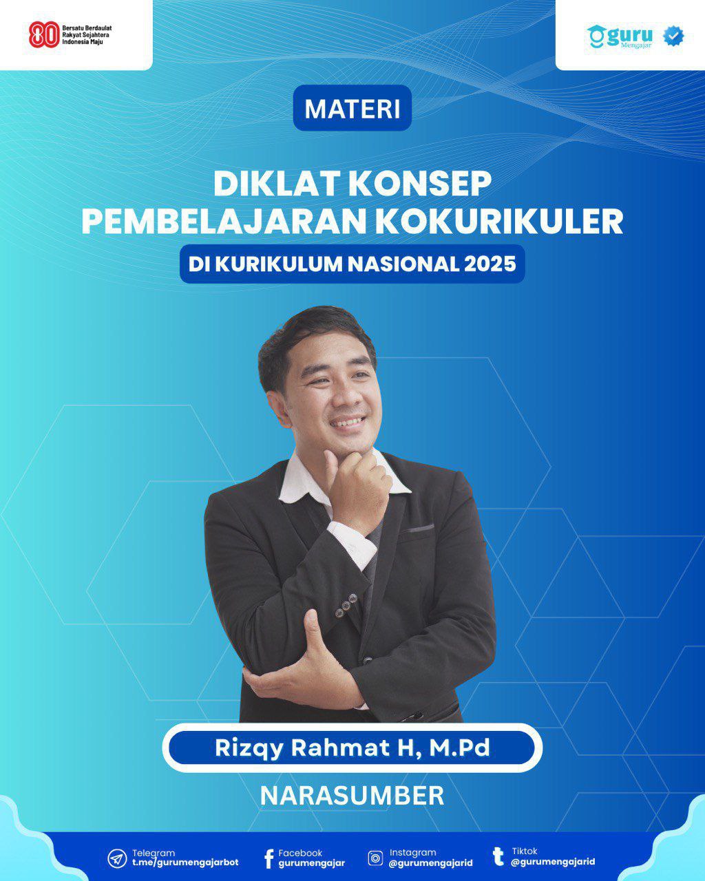 Materi : Konsep Pembelajaran Kokurikuler di Kurikulum Nasional 2025 Seri 33 - 25 