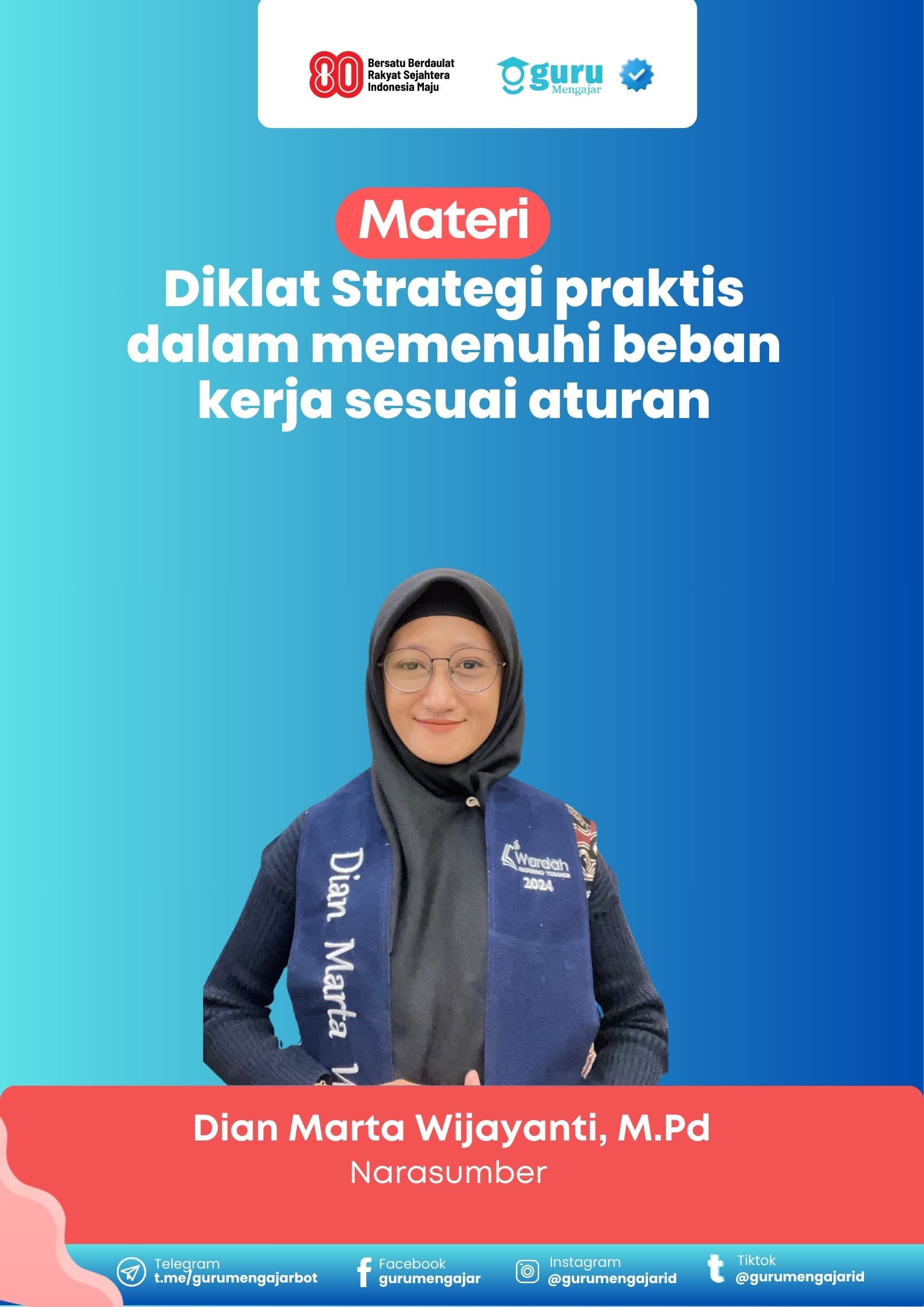 Matei Diklat Strategi praktis dalam memenuhi beban kerja sesuai aturan Seri 32-25